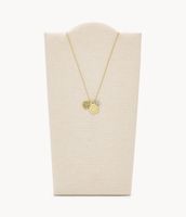 Fossil x Smiley® Enamel and Mother-of-Pearl Pendant Necklace - JF04010710 - Fossil