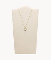 Val Vintage Vacation White Mother-of-Pearl Pendant Necklace - JF04023710 - Fossil