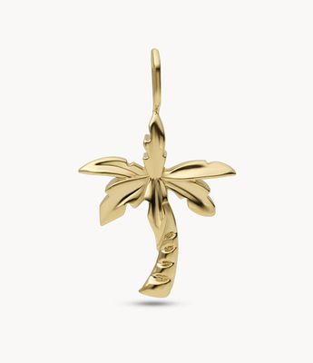 Corra Oh So Charming Gold-Tone Stainless Steel Palm Tree Charm