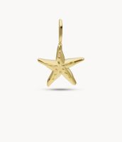 Corra Oh So Charming Gold-Tone Stainless Steel Starfish Charm