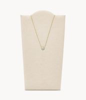 Val Blue Crush Ombre Mother-of-Pearl Station Necklace - JF04068710 - Fossil