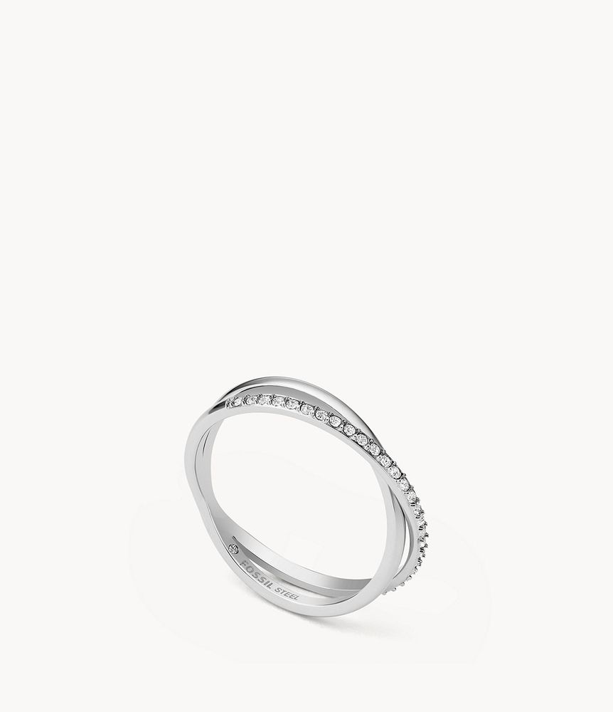 Sadie All Stacked Up Stainless Steel Band Ring