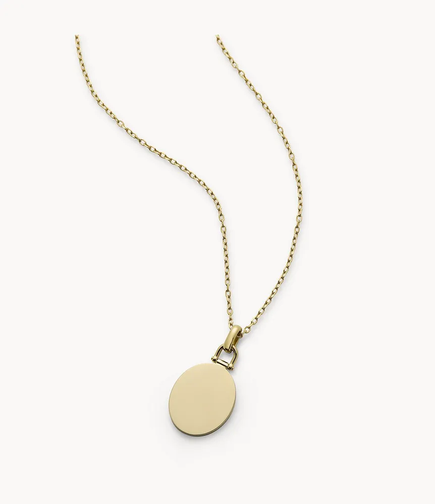Drew Gold-Tone Stainless Steel Pendant Necklace
