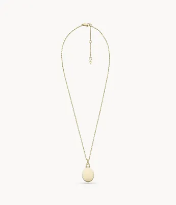 Drew Gold-Tone Stainless Steel Pendant Necklace