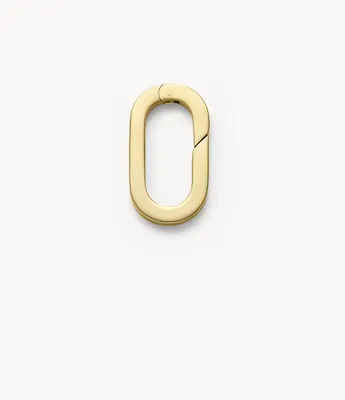 Oh So Charming Gold-Tone Stainless Steel Charm Clip