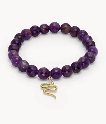 Sutton Modern & Magic Amethyst Beaded Bracelet