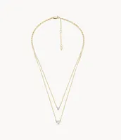 Sadie Tokens Of Affection Two-Tone Stainless Steel Chain Necklace