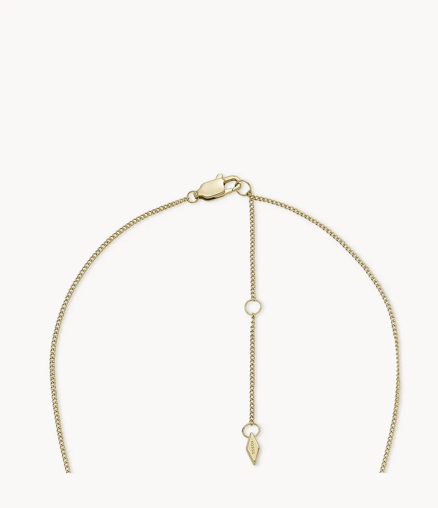 Sadie Love Notes Two-Tone Stainless Steel Station Necklace