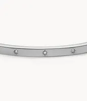 Sadie Shine Bright Stainless Steel Bangle Bracelet