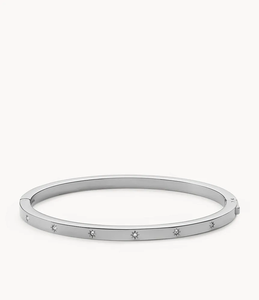 Sadie Shine Bright Stainless Steel Bangle Bracelet