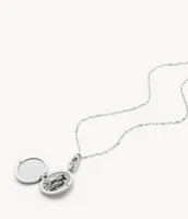 Heritage Locket Collection Stainless Steel Chain Necklace