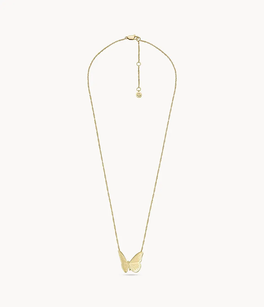 La La Land Gold-Tone Stainless Steel Chain Necklace