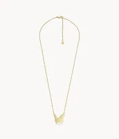 La La Land Gold-Tone Stainless Steel Chain Necklace