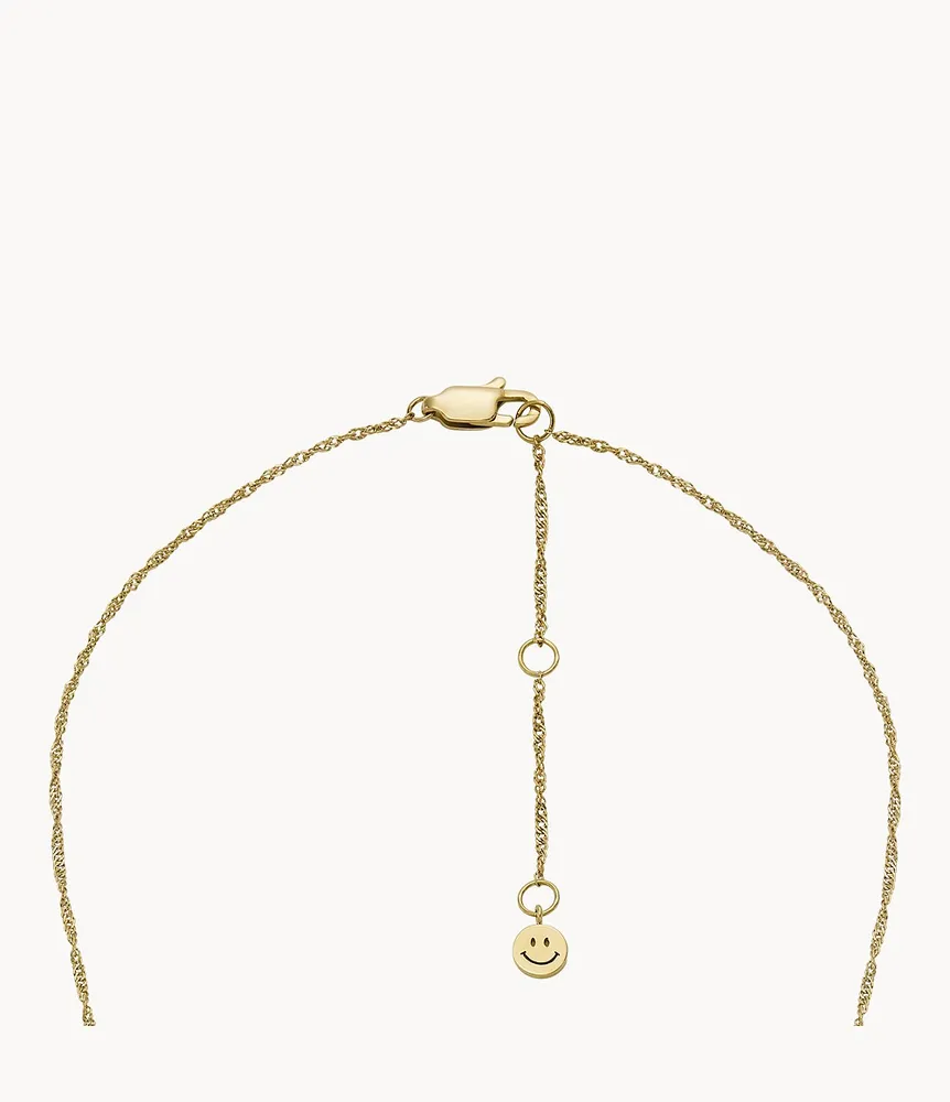 La La Land Gold-Tone Stainless Steel Chain Necklace