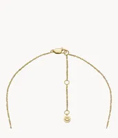 La La Land Gold-Tone Stainless Steel Chain Necklace