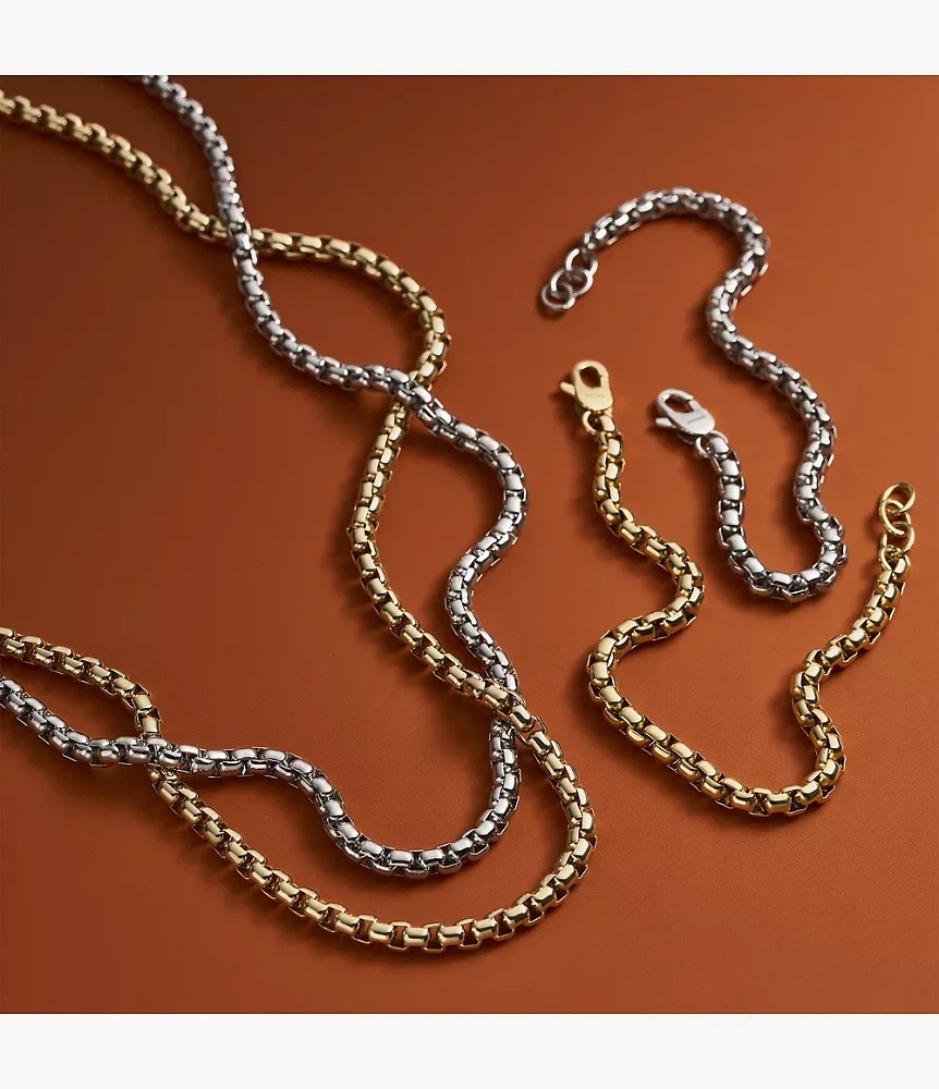 Ellis Core Chains Stainless Steel Chain Bracelet