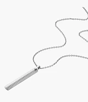 Harlow Linear Texture Stainless Steel Chain Necklace