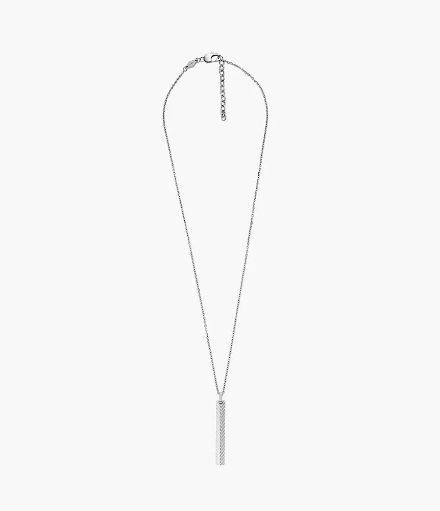 Harlow Linear Texture Stainless Steel Chain Necklace