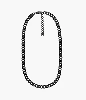 Bold Chains Black Stainless Steel Chain Necklace