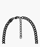 Bold Chains Black Stainless Steel Chain Necklace