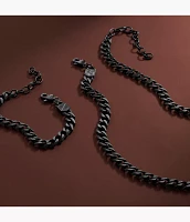 Bold Chains Black Stainless Steel Chain Necklace