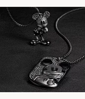 Disney Fossil Special Edition Black Stainless Steel Chain Necklace