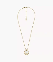 Willy Wonka™ x Fossil Special Edition Gold-Tone Stainless Steel Pendant Necklace