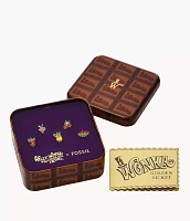 Willy Wonka™ x Fossil Special Edition Gold-Tone Stainless Steel Components Earrings Set
