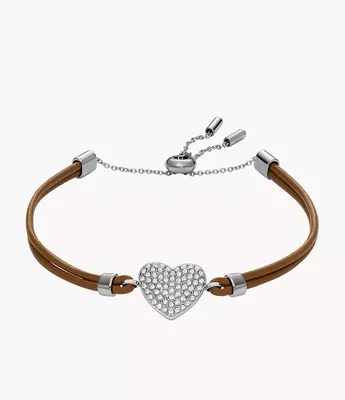 Sadie Glitz Heart Bracelet