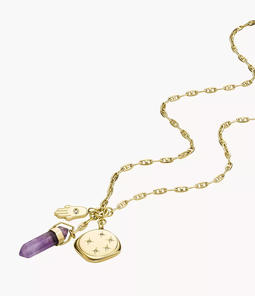 Modern & Magic Purple Amethyst Pendant Necklace