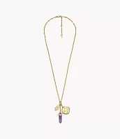 Modern & Magic Purple Amethyst Pendant Necklace