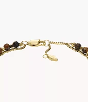 All Stacked Up Brown Tiger's Eye Multi-Strand Bracelet