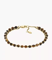 All Stacked Up Brown Tiger's Eye Multi-Strand Bracelet