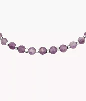 All Stacked Up Purple Amethyst Multi-Strand Bracelet