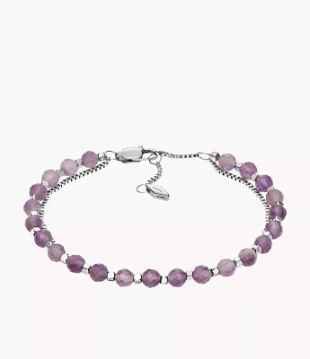 All Stacked Up Purple Amethyst Multi-Strand Bracelet