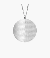 Harlow Locket Collection Stainless Steel Pendant Necklace