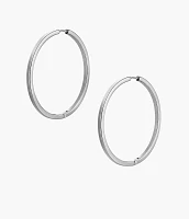 Ellis Essentials Stainless Steel Hoop Earrings