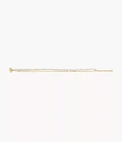 Summer Pearls Gold-Tone Stainless Steel Freshwater Pearl Anklet