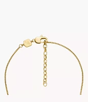Lunar New Year Gold-Tone Stainless Steel Pendant Necklace