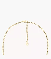 Sadie All My Love Gold-Tone Stainless Steel Heart Pendant Necklace