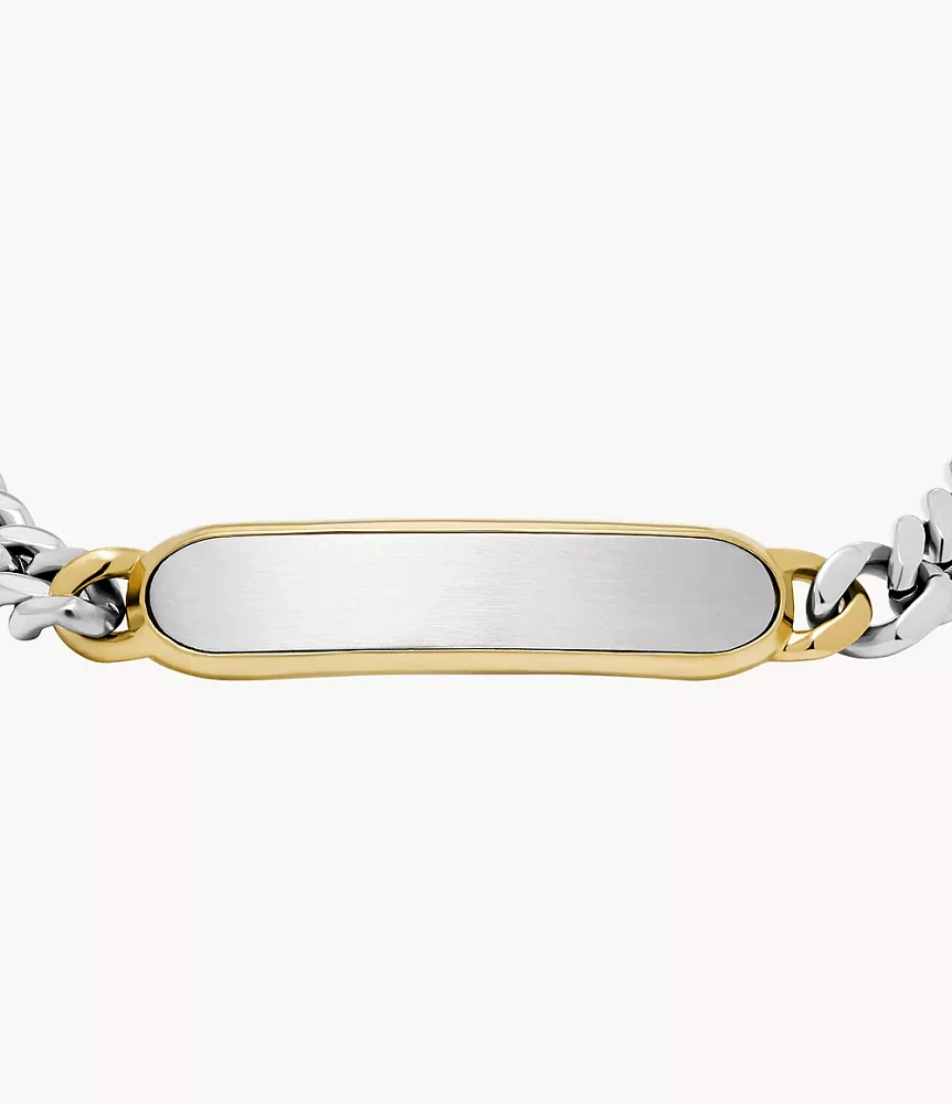 Drew Two-Tone Stainless Steel ID Bracelet