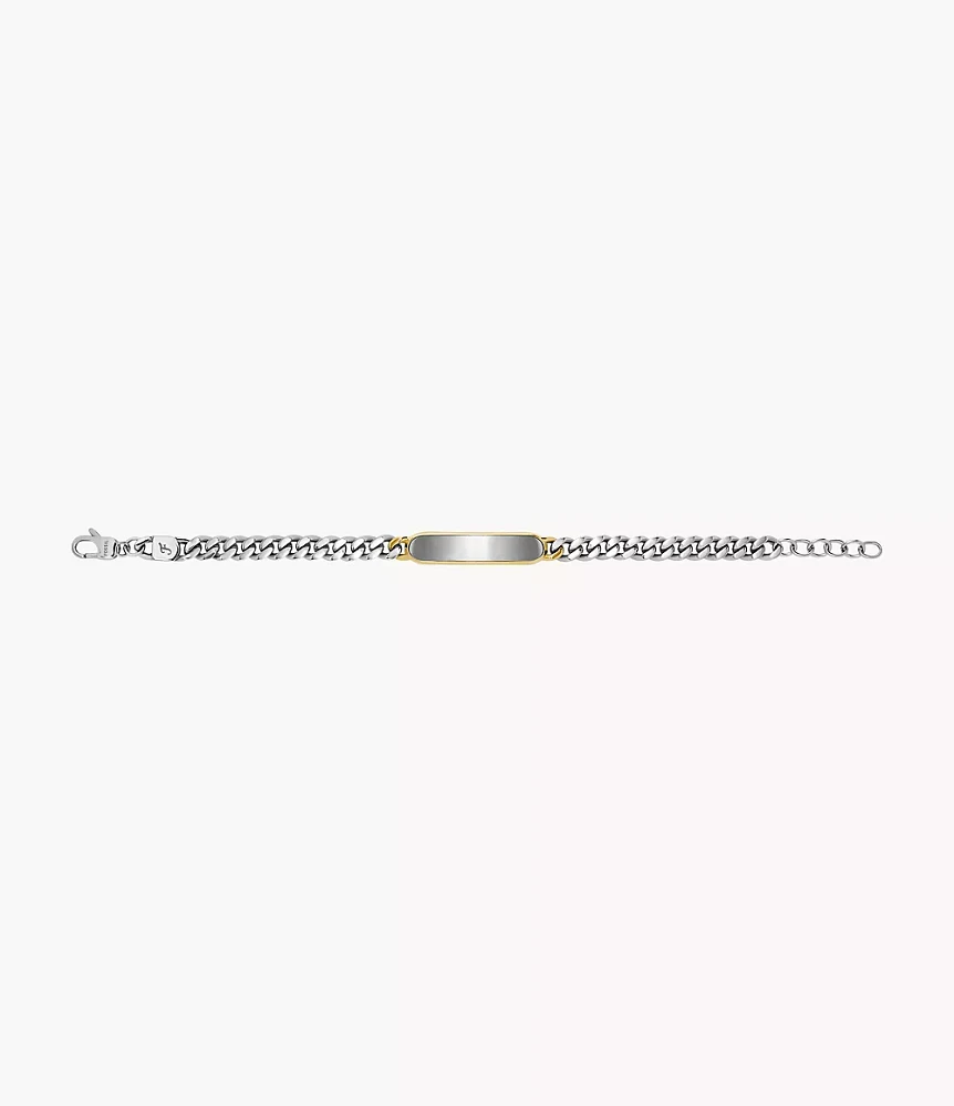 Drew Two-Tone Stainless Steel ID Bracelet