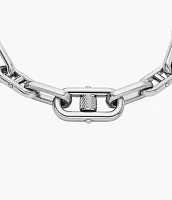 Knox Knurled Texture Stainless Steel Chain Bracelet
