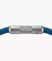 Knox Navy Silicone Station Bracelet
