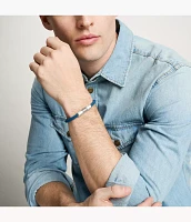 Knox Navy Silicone Station Bracelet