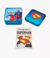 Superman x Fossil Two-Tone Stainless Steel Cuff Links