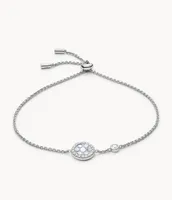 Sterling Mother-of-Pearl Sterling Silver Station Bracelet