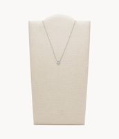 Elliott Mother-of-Pearl Sterling Silver Pendant Necklace - JFS00520040 - Fossil