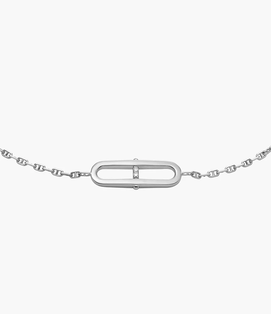 Sterling Heritage Sterling Silver Station Bracelet