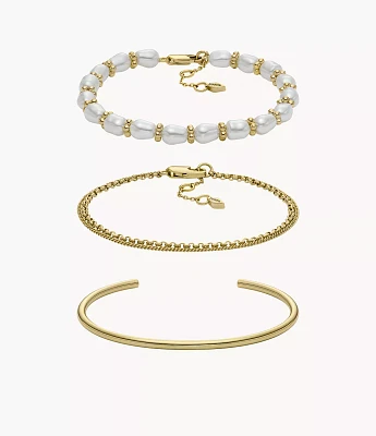 Core Gift Set Gold-Tone Brass Bracelet Set